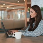 Portrait of Woman Working in Office