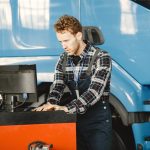 A Man in Plaid Long Sleeve Shirt